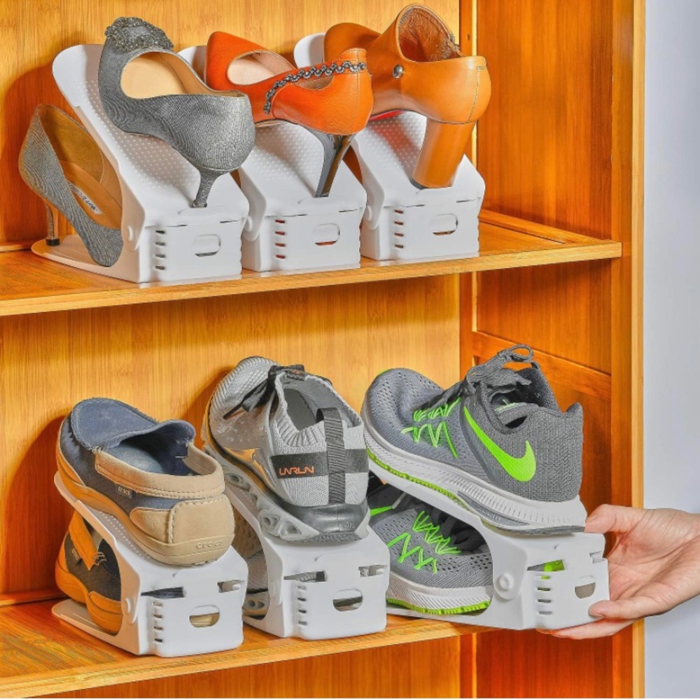 Space-saving Shoe Storage Rack Holder (6 pieces)